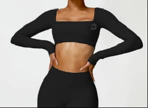 Thrive Cropped Long sleeve - Onyx